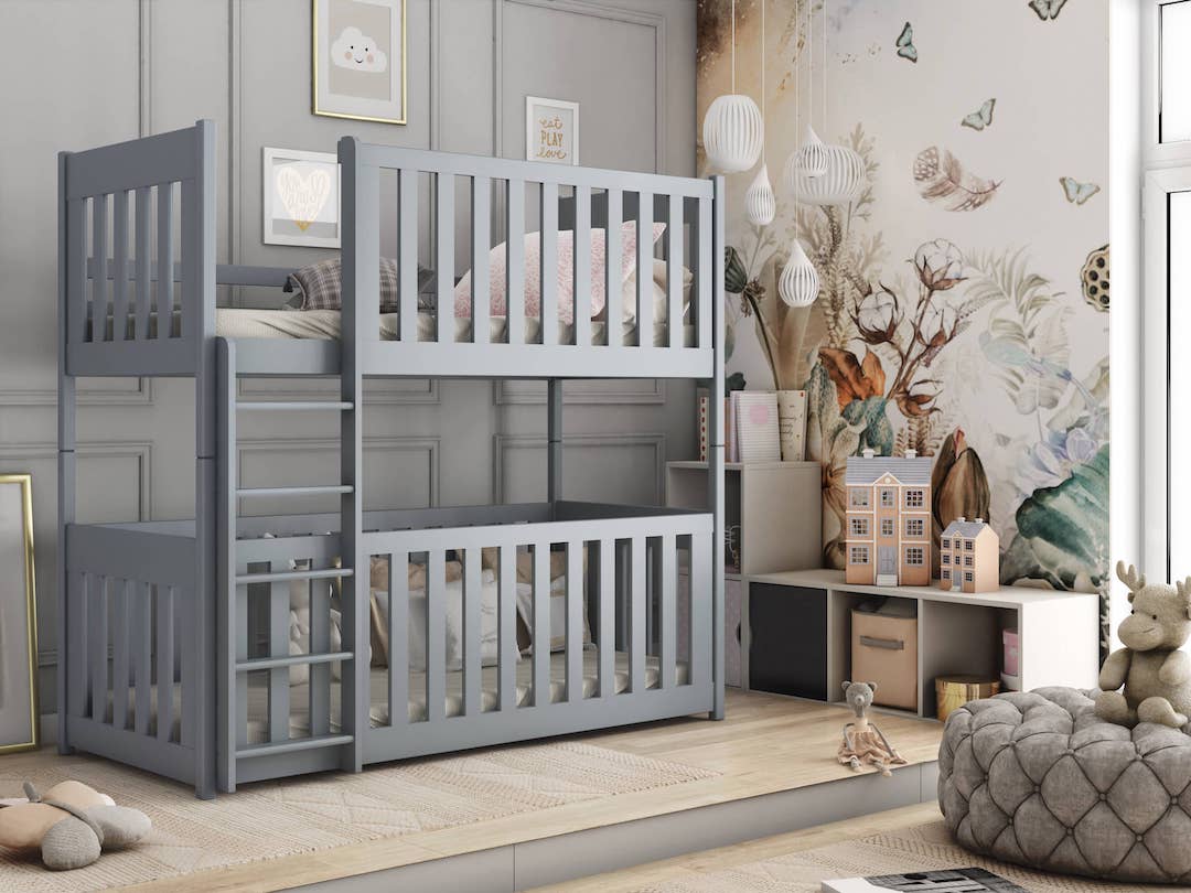 Wooden Bunk Bed Konrad With Cot Bed - Image 13