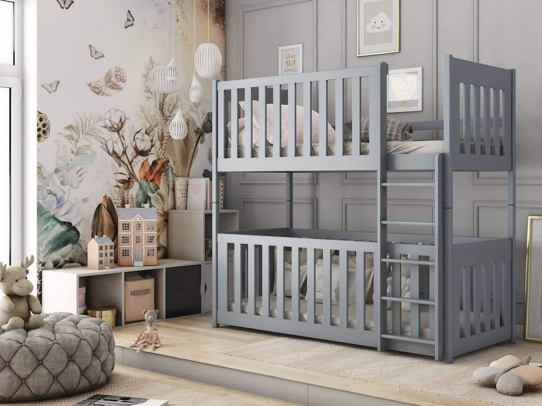 Wooden Bunk Bed Konrad With Cot Bed - Image 14