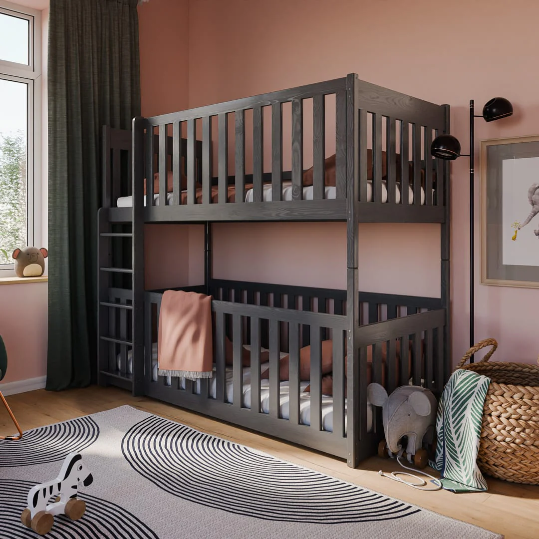 Wooden Bunk Bed Konrad With Cot Bed - Image 6