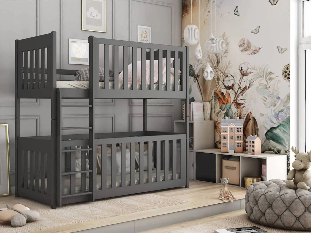 Wooden Bunk Bed Konrad With Cot Bed - Image 8