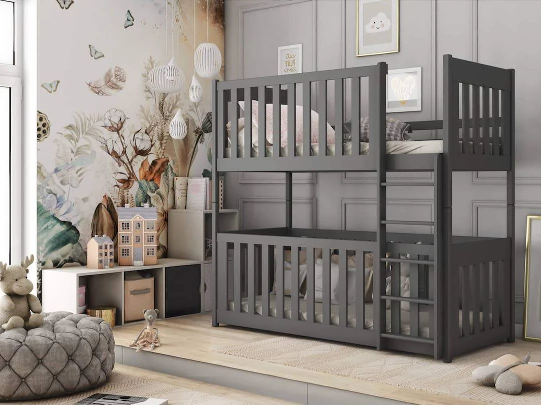 Wooden Bunk Bed Konrad With Cot Bed - Image 9