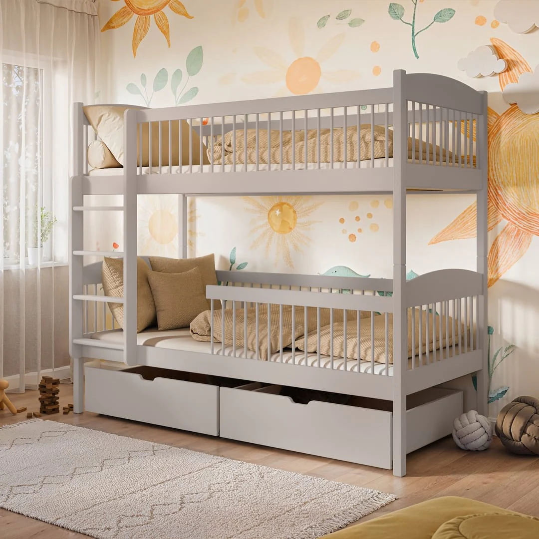Wooden Bunk Bed Luna With Storage - Image 2
