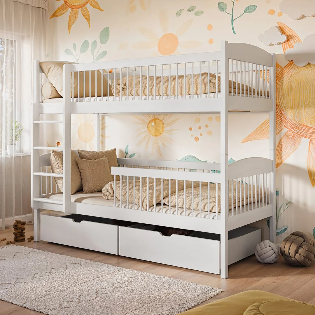 Wooden Bunk Bed Luna With Storage - Image 3