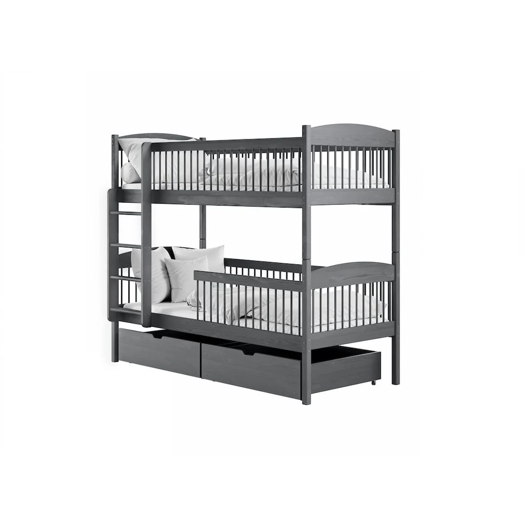Wooden Bunk Bed Luna With Storage - Image 5