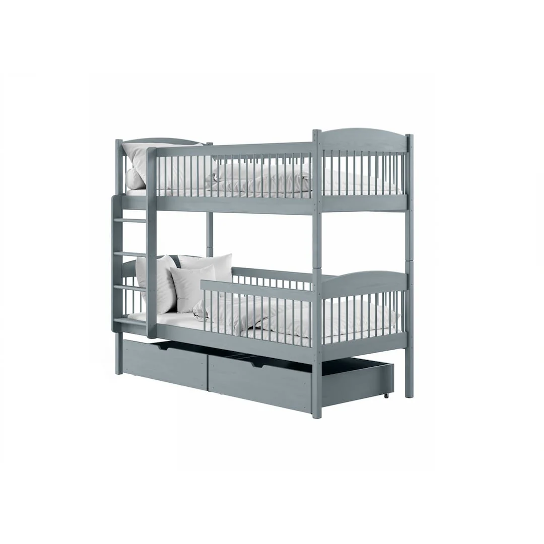 Wooden Bunk Bed Luna With Storage - Image 6