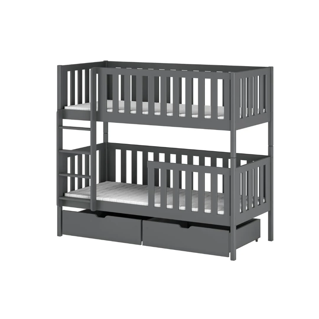 Wooden Bunk Bed Michalina With Storage - Image 4