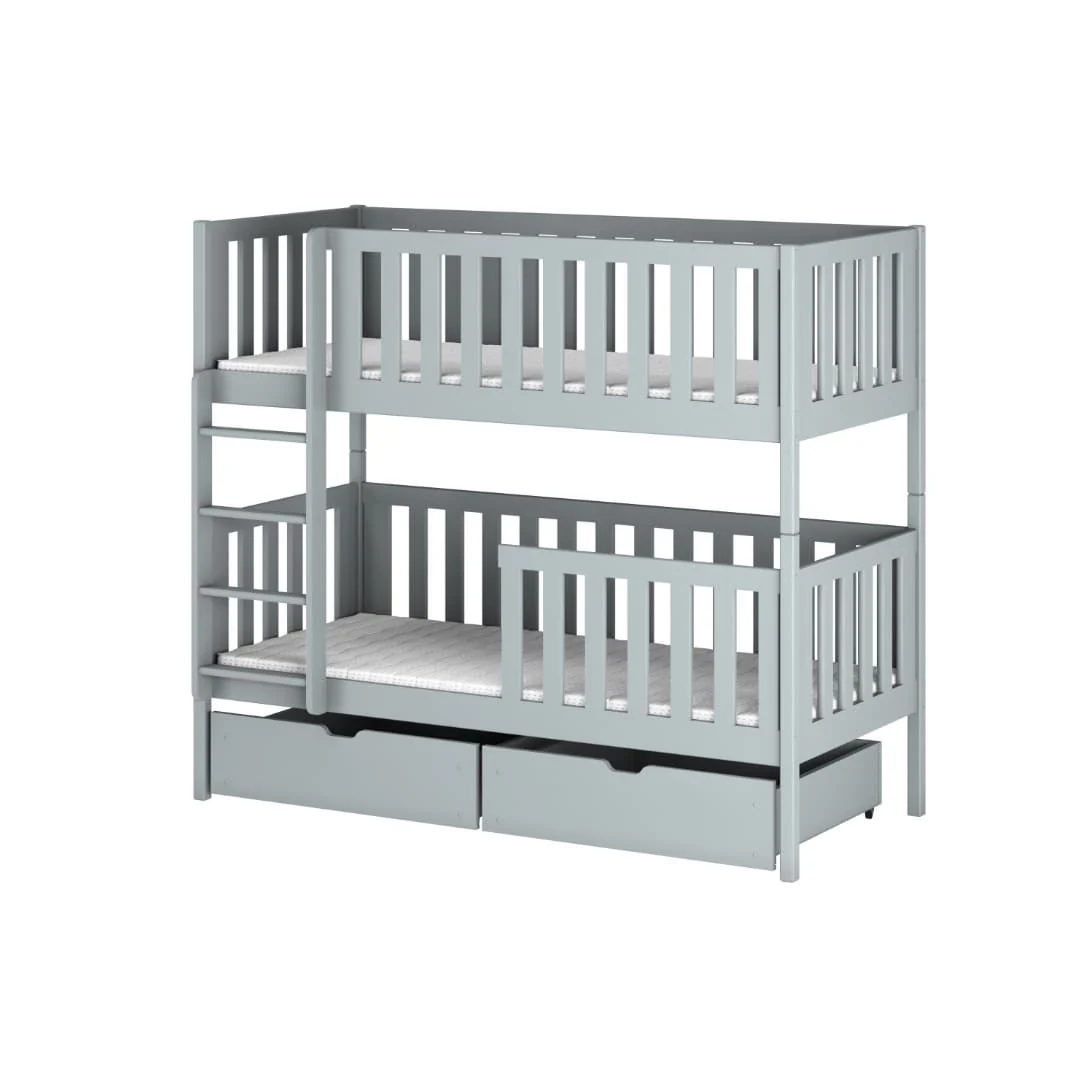 Wooden Bunk Bed Michalina With Storage - Image 5