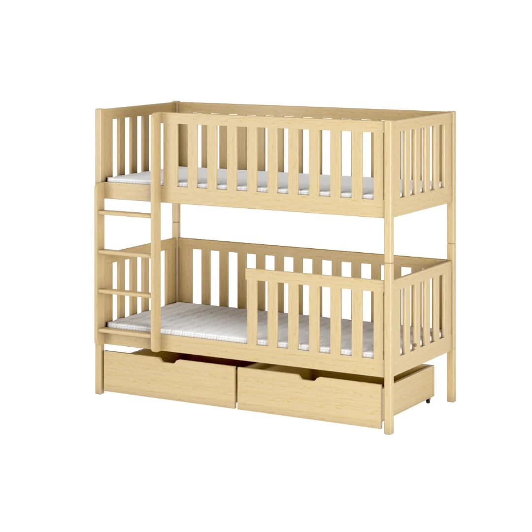 Wooden Bunk Bed Michalina With Storage - Image 6