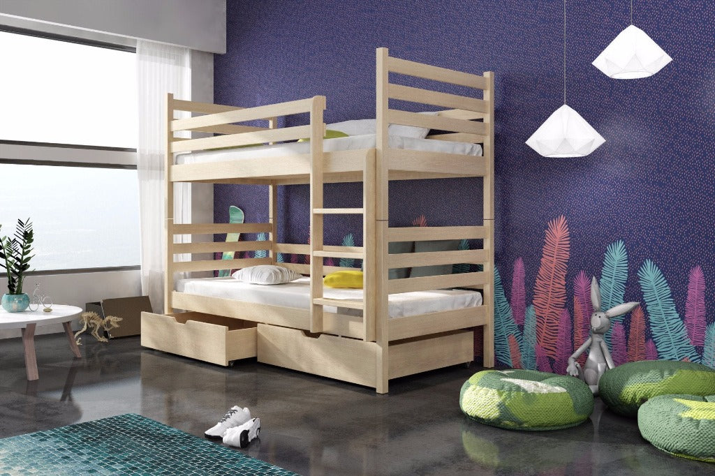 Wooden Bunk Bed Nemo with Storage - Image 14
