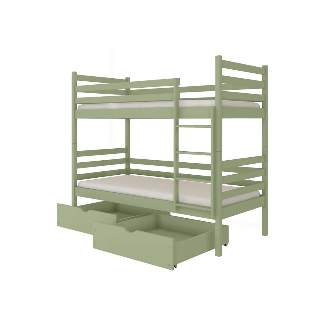 Wooden Bunk Bed Nemo with Storage - Image 18