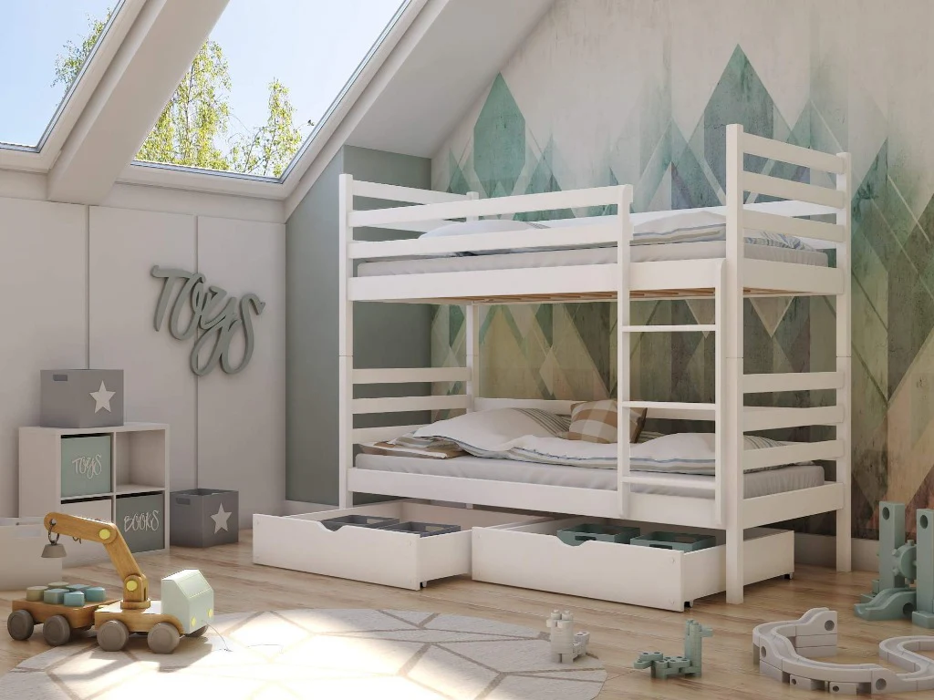 Wooden Bunk Bed Nemo with Storage - Image 4
