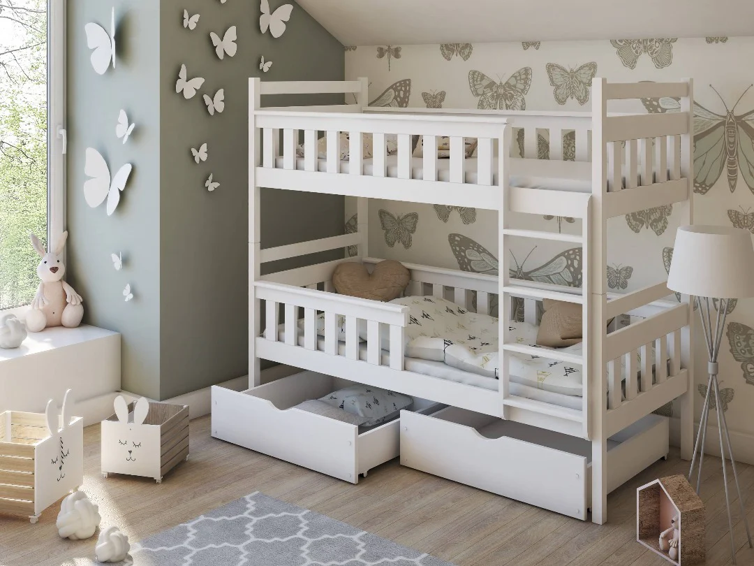 Wooden Bunk Bed Tezo with Storage - Image 3