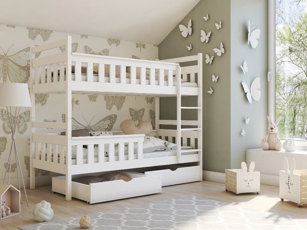 Wooden Bunk Bed Tezo with Storage - Image 4