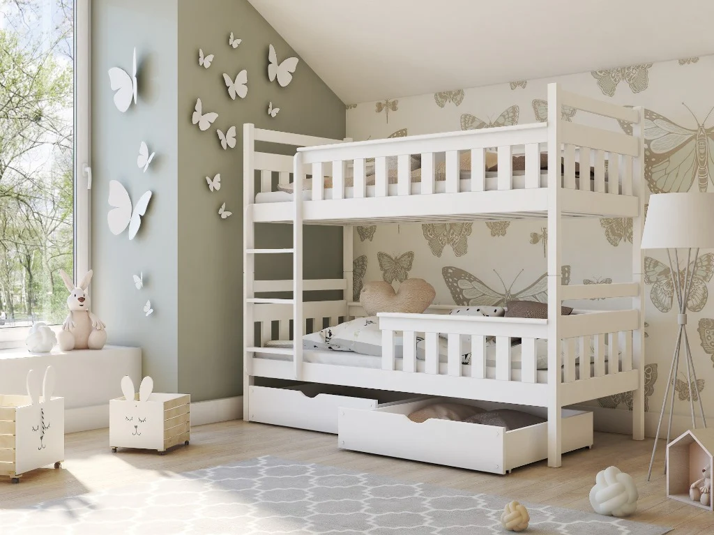 Wooden Bunk Bed Tezo with Storage - Image 5