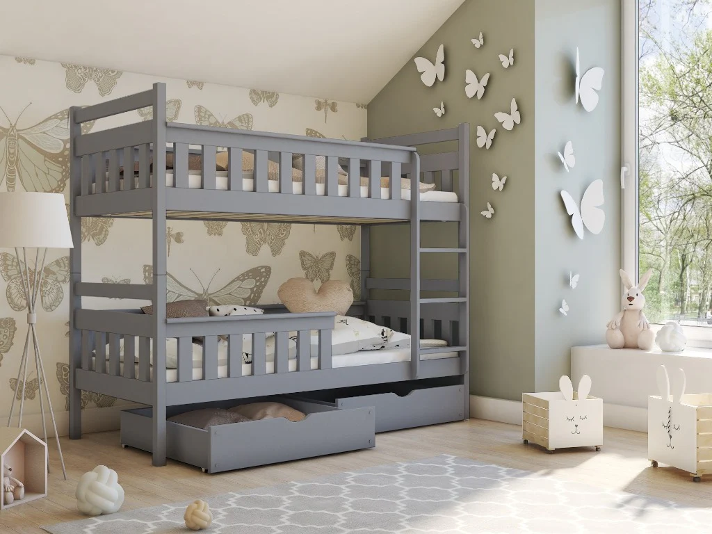 Wooden Bunk Bed Tezo with Storage - Image 8