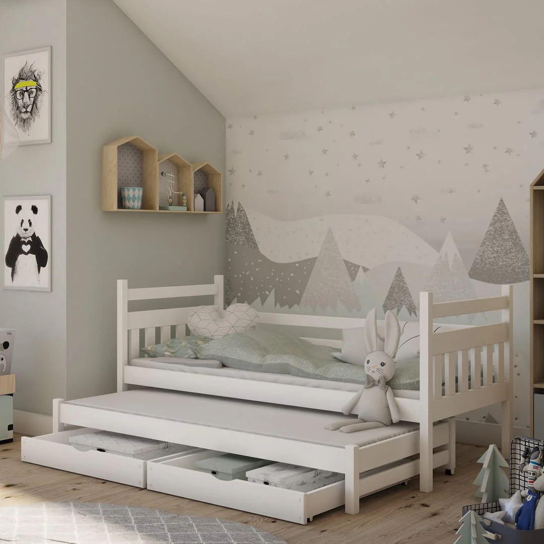 Daniel Double Bed with Trundle