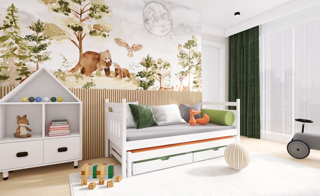 Daniel Double Bed with Trundle - Image 2