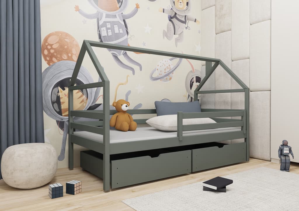 Wooden Single Bed Aaron With Storage - Image 10