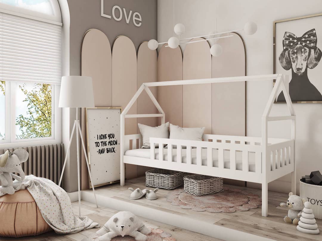 Wooden Single Bed Domi - Image 4