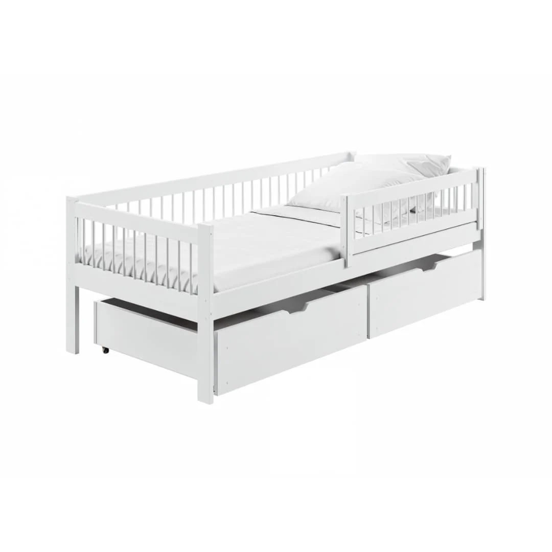 Wooden Single Bed Edi With Storage - Image 2