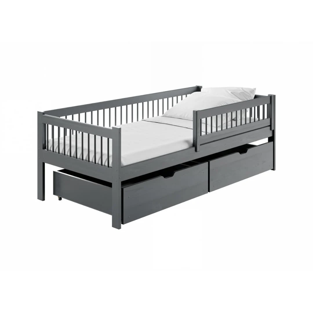 Wooden Single Bed Edi With Storage - Image 4