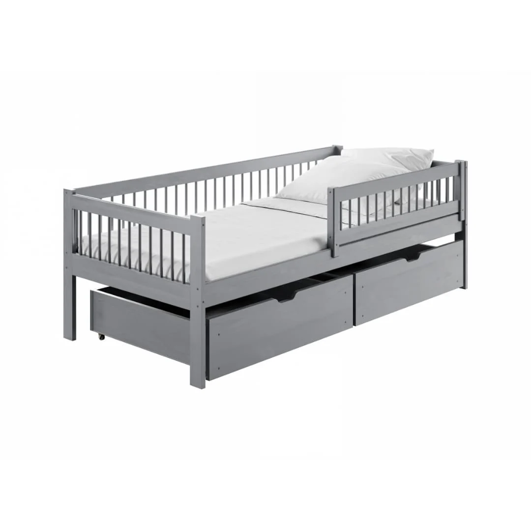 Wooden Single Bed Edi With Storage - Image 6