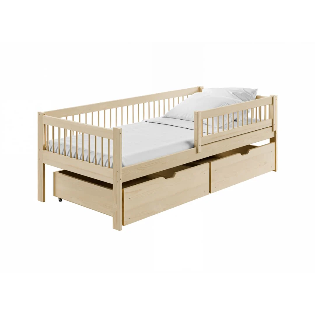 Wooden Single Bed Edi With Storage - Image 8