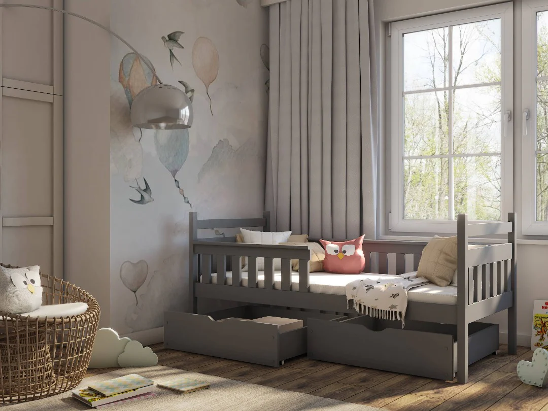 Wooden Single Bed Emma With Storage - Image 3