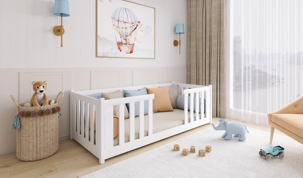 Wooden Single Bed Ferro - Image 2