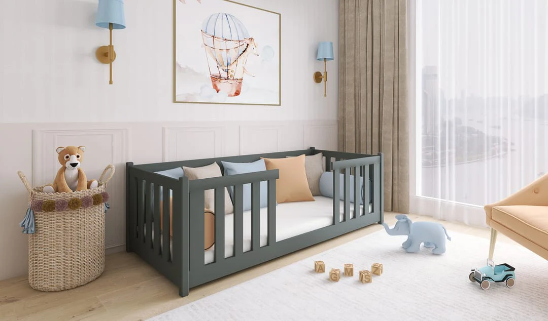 Wooden Single Bed Ferro - Image 4