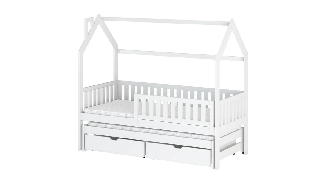 Wooden Single Bed Monkey With Trundle - Image 7