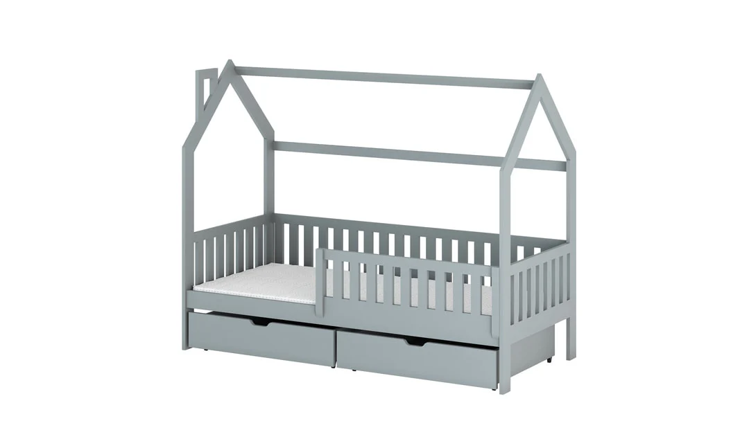 Wooden Single Bed Natan With Storage - Image 10