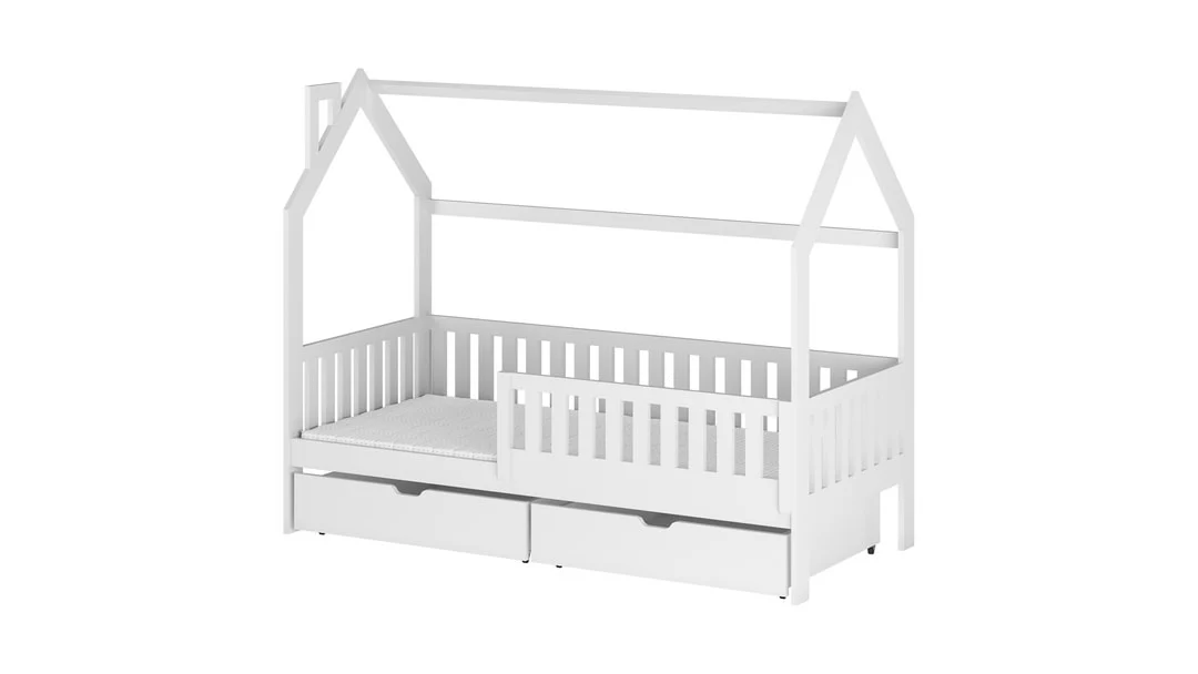 Wooden Single Bed Natan With Storage - Image 4