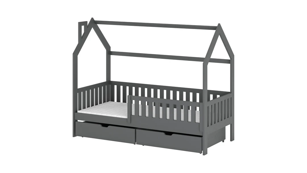 Wooden Single Bed Natan With Storage - Image 7