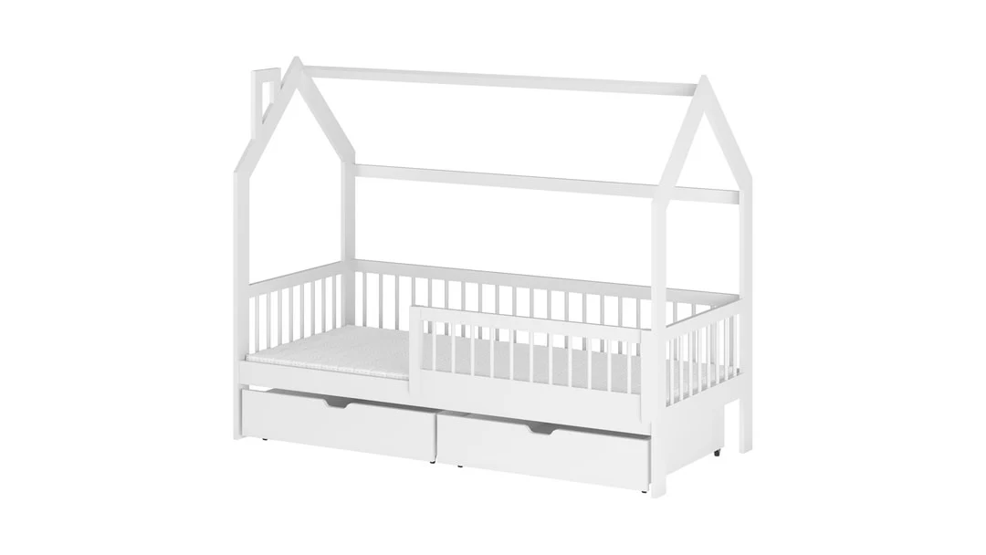 Wooden Single Bed Oskar With Storage - Image 4