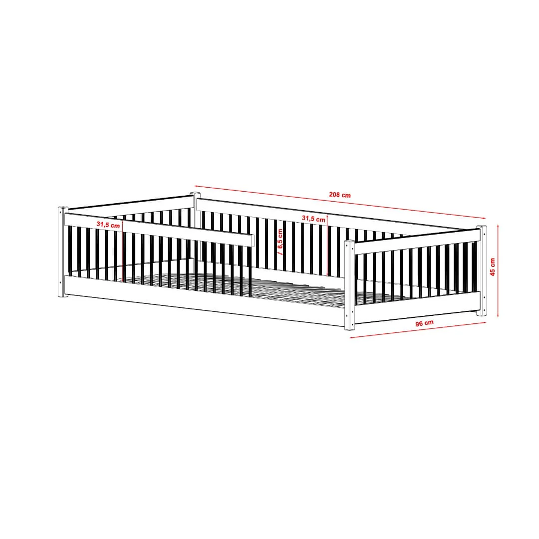 Wooden Single Bed Pedro [EU Single] - Image 9