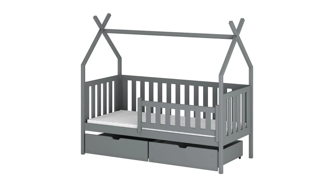 Wooden Single Bed Simba With Storage - Image 10
