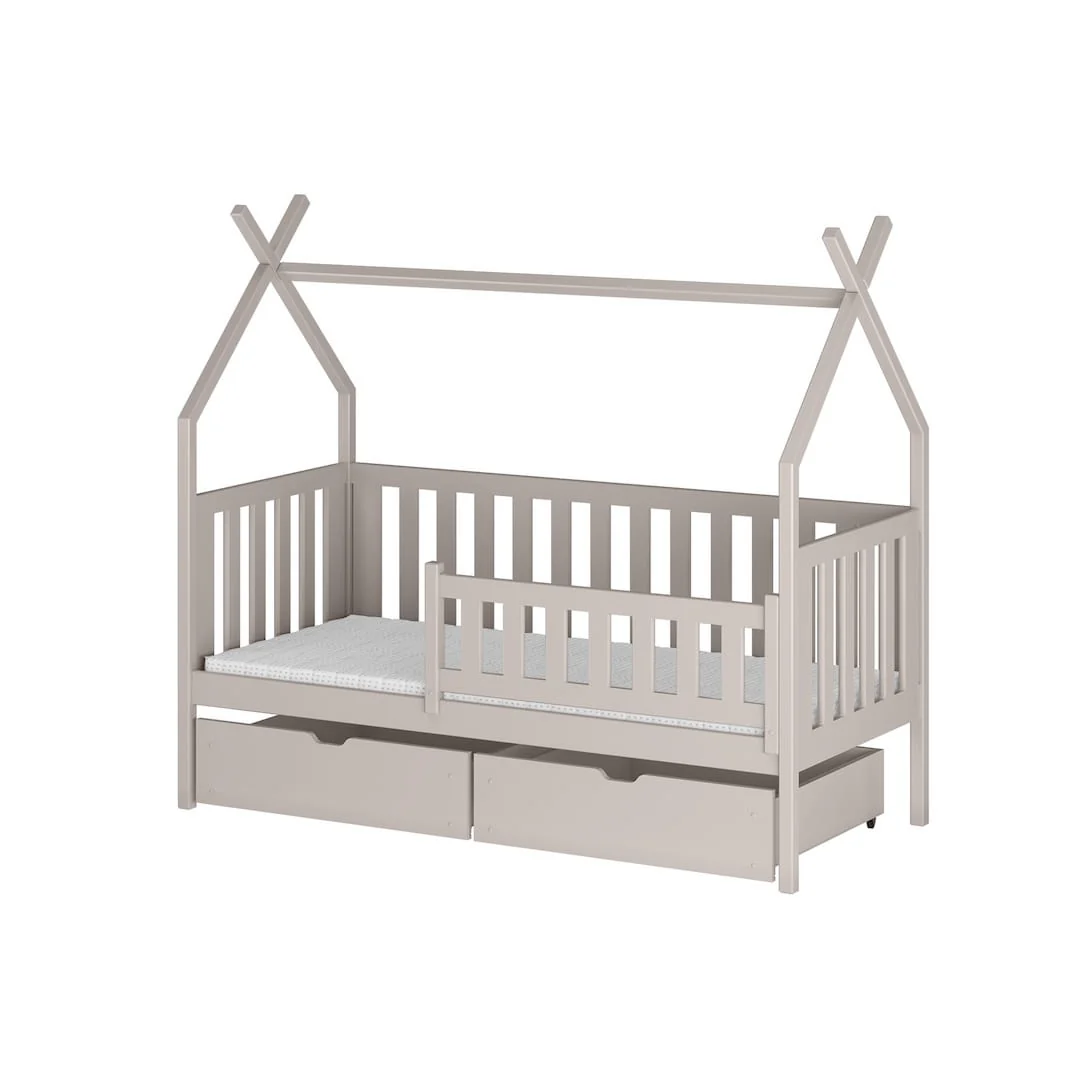 Wooden Single Bed Simba With Storage - Image 14