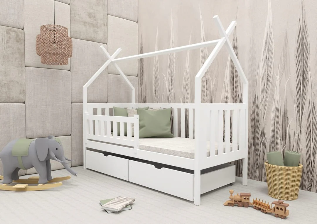 Wooden Single Bed Simba With Storage - Image 3