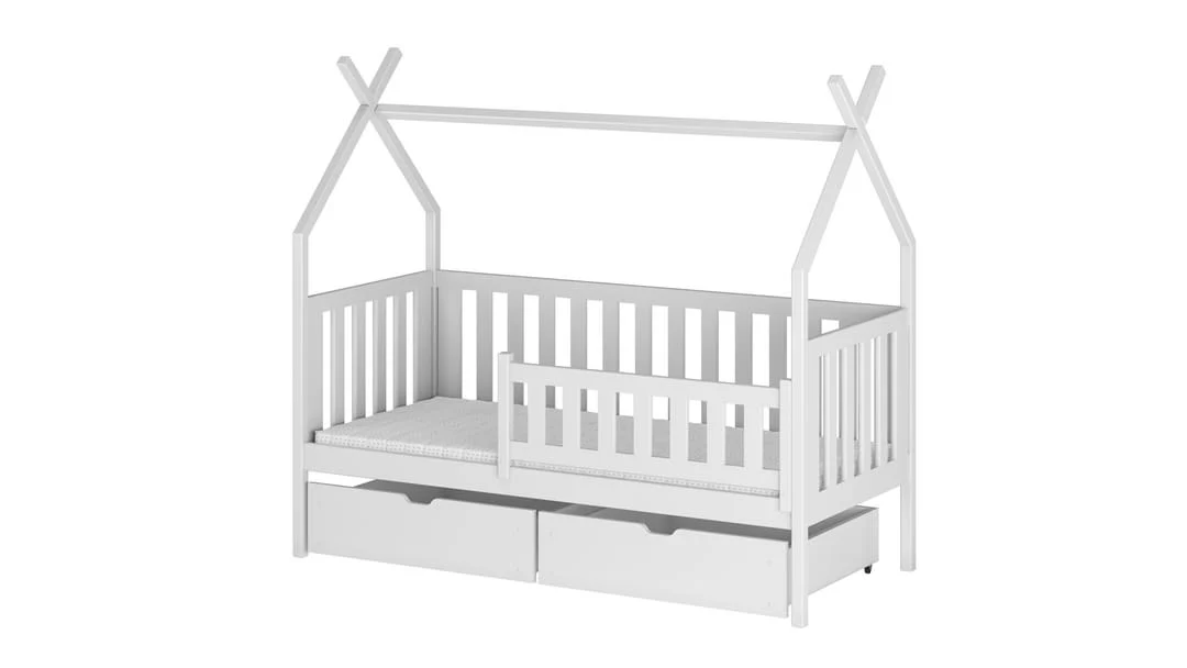 Wooden Single Bed Simba With Storage - Image 4