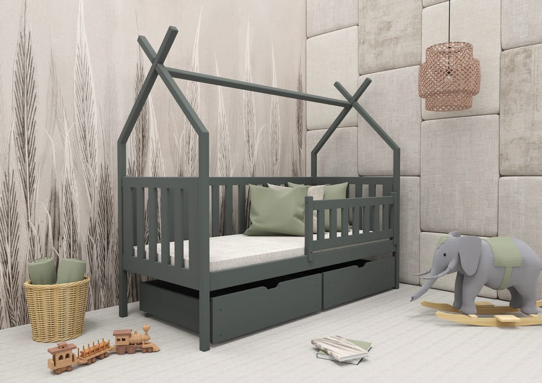 Wooden Single Bed Simba With Storage - Image 5