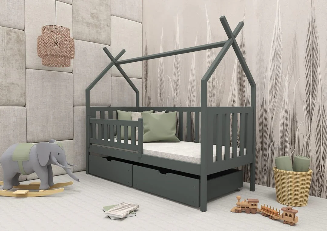 Wooden Single Bed Simba With Storage - Image 6