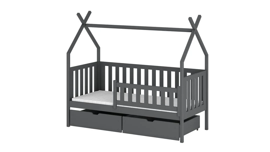 Wooden Single Bed Simba With Storage - Image 7
