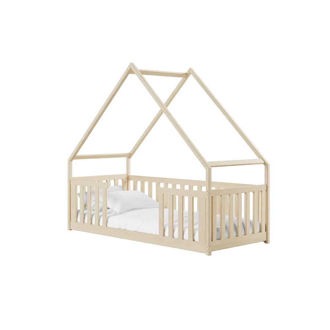 Wooden Single House Bed Bee - Image 5