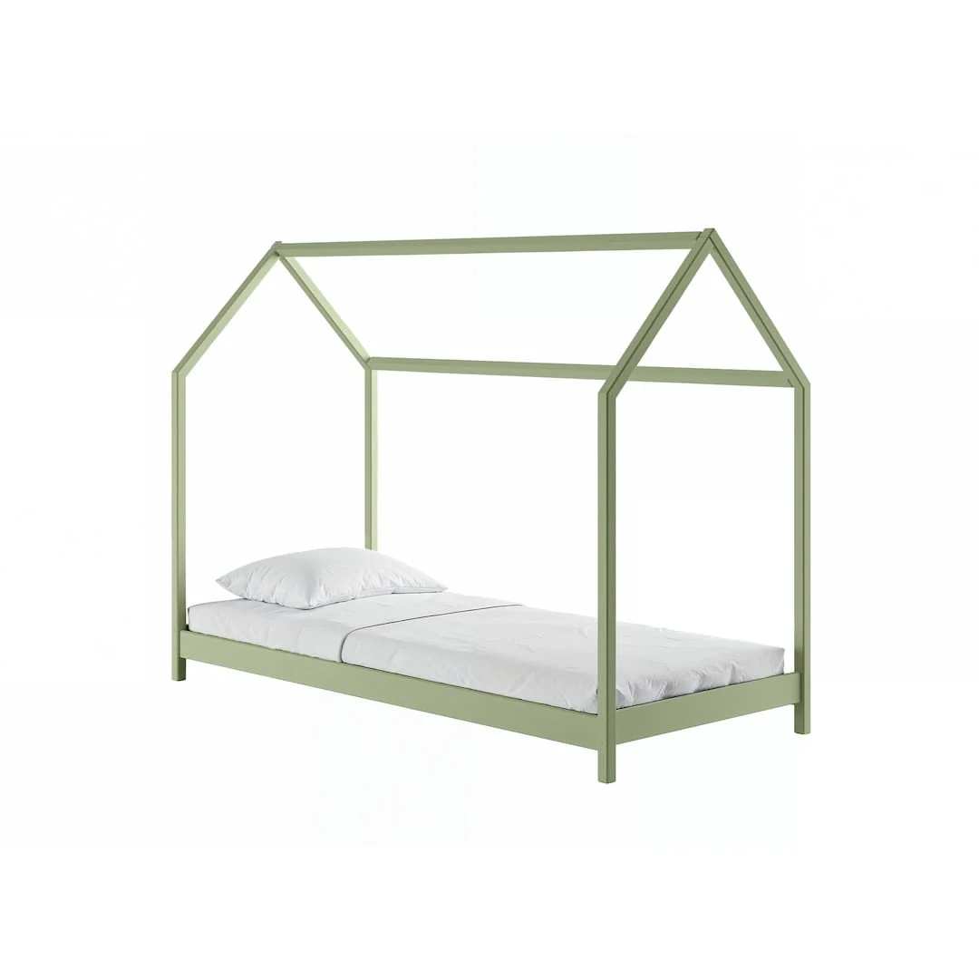 Wooden Single House Bed Lucky - Image 4