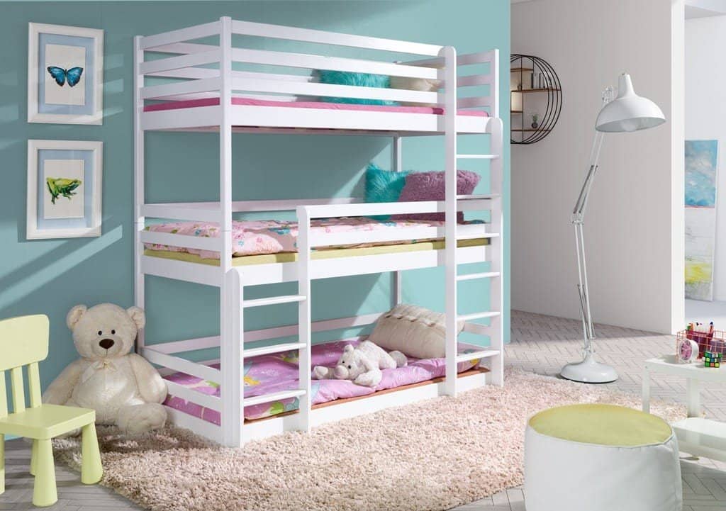 Wooden Triple Bunk Bed Ted - Image 3