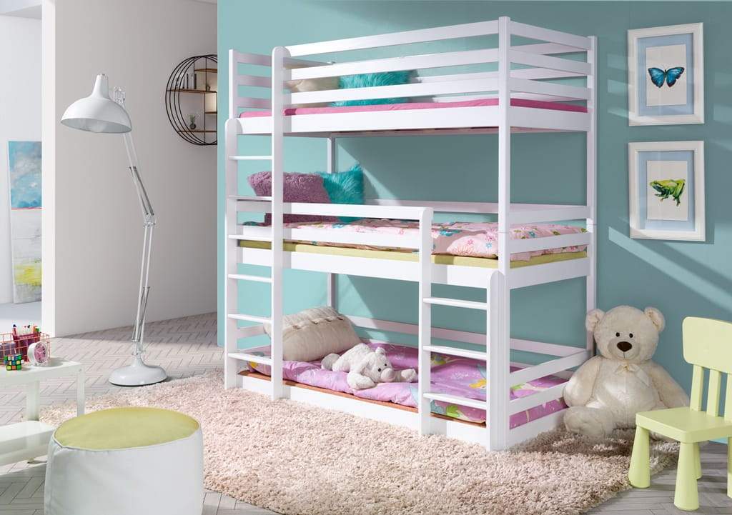 Wooden Triple Bunk Bed Ted - Image 4