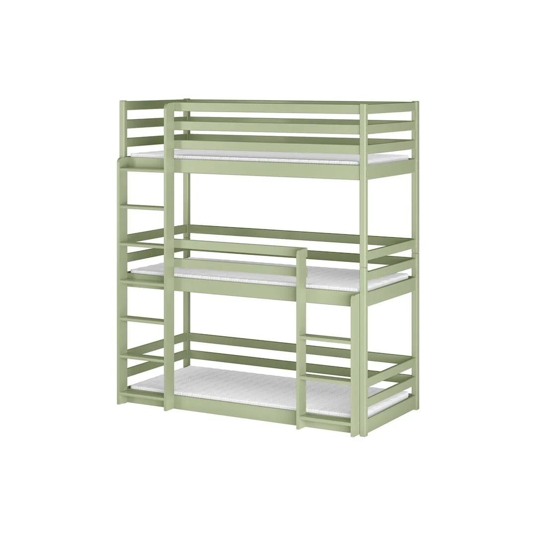 Wooden Triple Bunk Bed Ted - Image 6