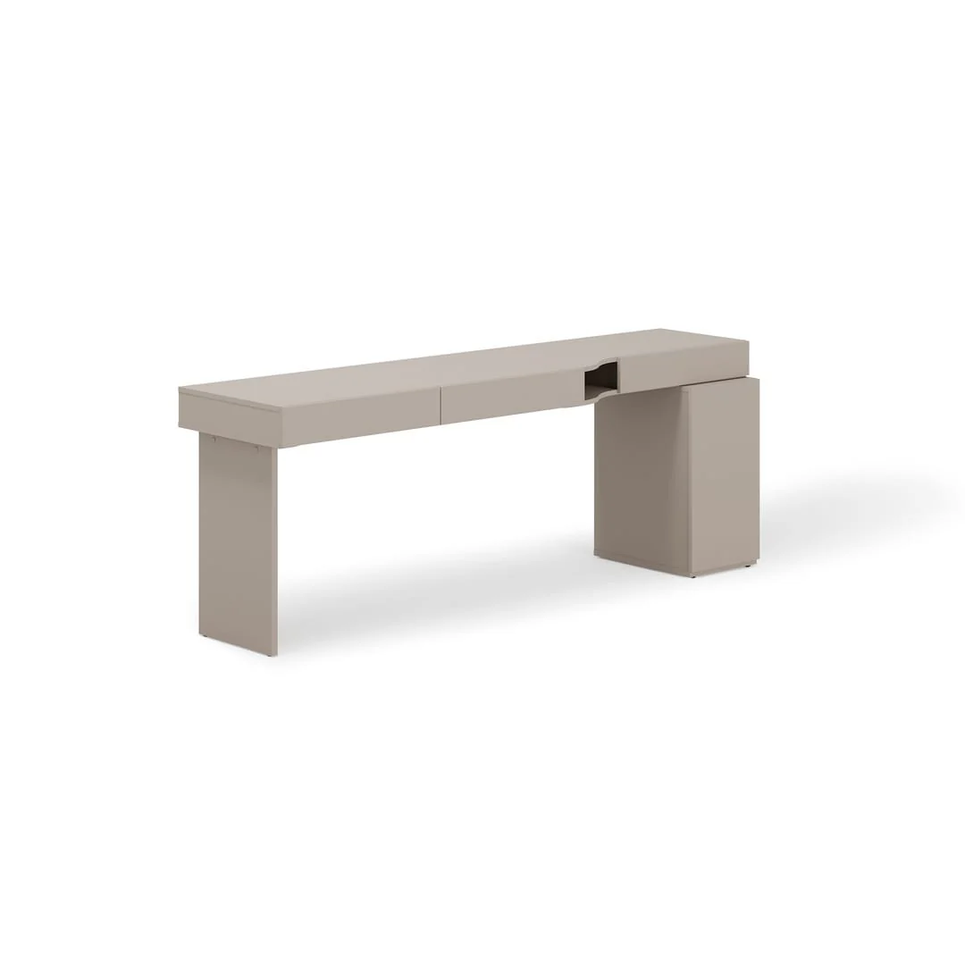 Woow Desk With Storage Container 211cm - Image 3