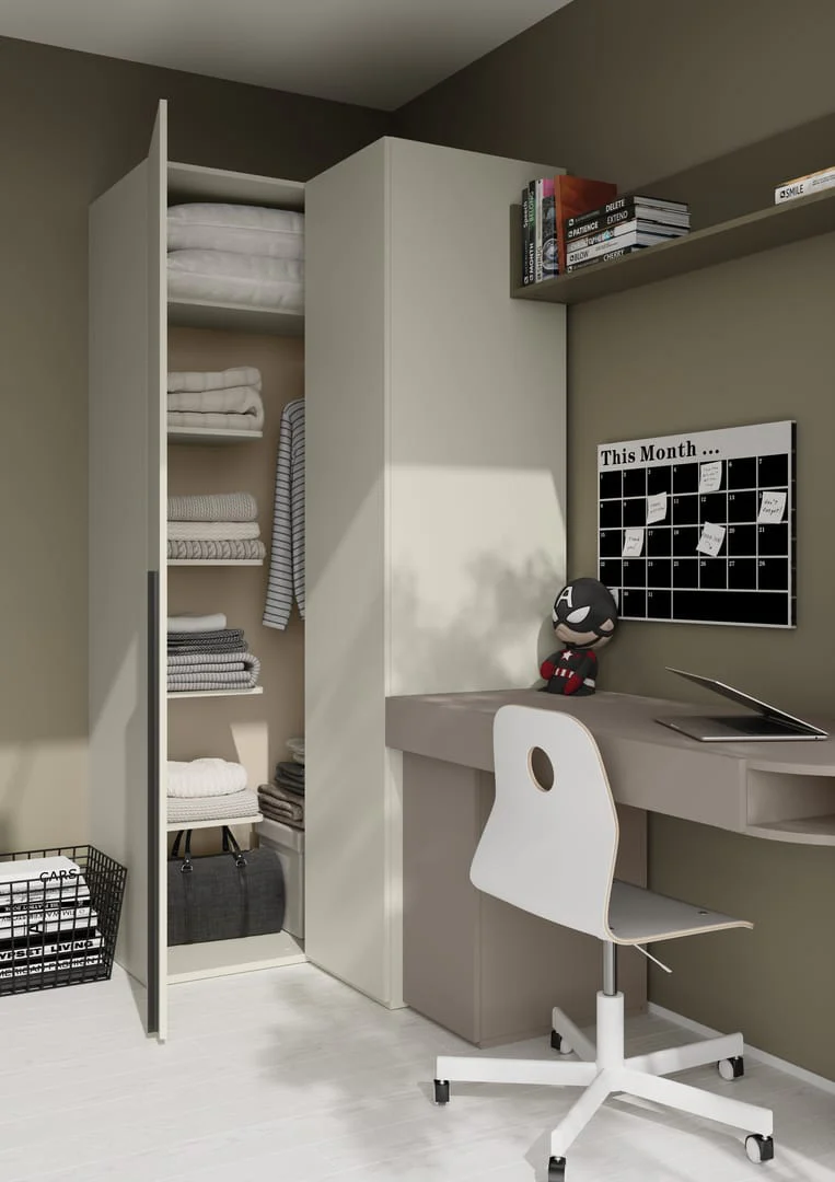Woow WO-01 Corner Wardrobe 100cm - Image 7